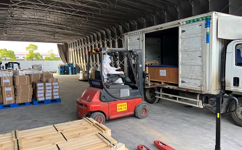 園區(qū)防疫貨運中轉(zhuǎn)站服務再升級，為高端制造與國際貿(mào)易注入新動能